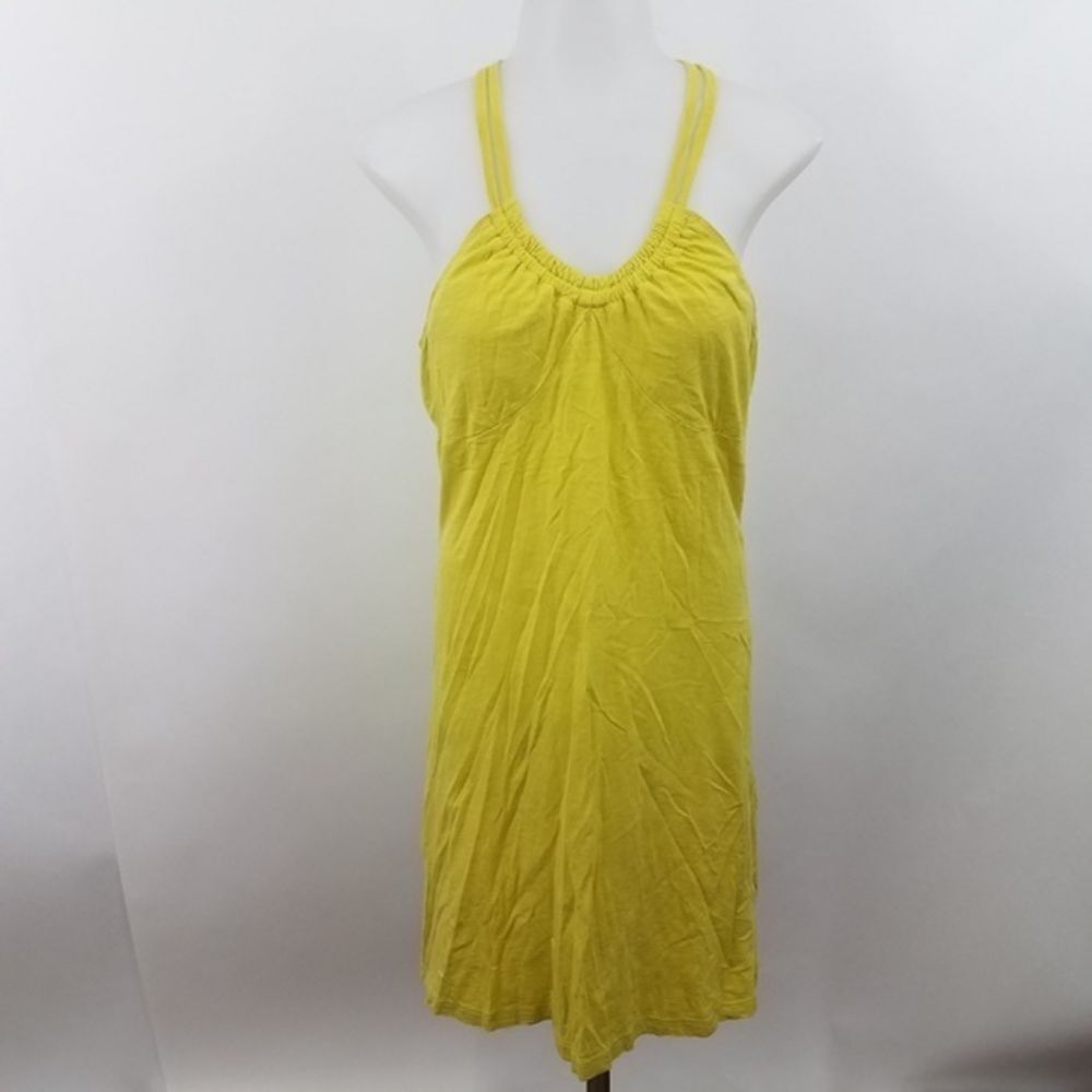Athleta Yellow Racerback Sundress